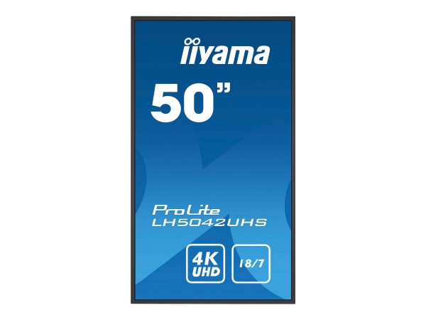 iiyama ProLite LH5042UHS-B3 - 127 cm (50") Diagonalklasse (125.7 cm (49.5") sichtbar) LCD-Display mi