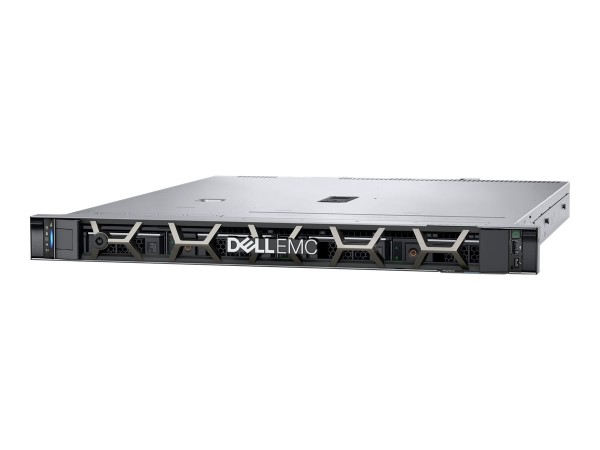 Dell PowerEdge R250 - Server - Rack-Montage - 1U - 1-Weg - 1 x Xeon E-2314 / 2.8 GHz - RAM 16 GB - S