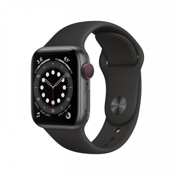 Apple Watch Series 6. Display-Typ: OLED, Bildschirmauflösung: 324 x 394 Pixel, Touchscreen. Flash-Sp