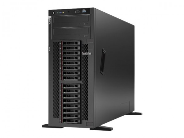 Lenovo ThinkSystem ST550 7X10 - Server - Tower - 4U - zweiweg - 1 x Xeon Silver 4208 / 2.1 GHz - RAM