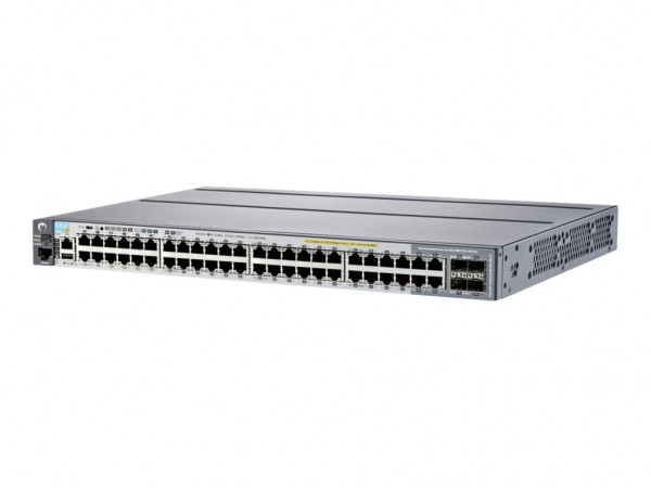 HPE Aruba 2920-48G-PoE+ 740 W - Switch - L3 - managed - 44 x 10/100/1000 (PoE+) + 4 x Kombi-Gigabit-
