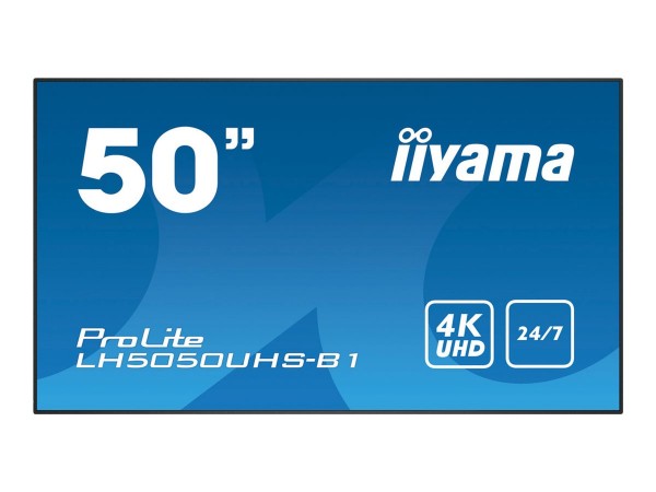 iiyama ProLite LH5050UHS-B1 - 126 cm (50") Diagonalklasse LCD-Display mit LED-Hintergrundbeleuchtung