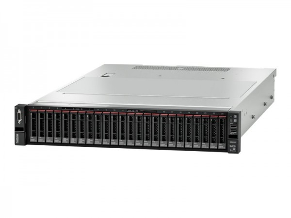 Lenovo ThinkSystem SR650 7X06 - Server - Rack-Montage - 2U - zweiweg - 1 x Xeon Silver 4208 / 2.1 GH