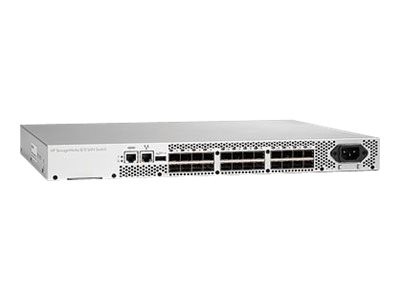 HPE 8/8 (8) Full Fabric Ports Enabled SAN Switch - Switch - managed - 8 x 8GB Fibre Channel SFP+ - a