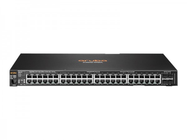 HPE Aruba 2530-48G - Switch - managed - 48 x 10/100/1000 + 4 x Gigabit SFP - Desktop, an Rack montie
