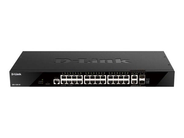D-Link DGS 1520-28 - Switch - L3 - Smart - 24 x 10/100/1000 + 2 x Gigabit SFP + 2 x 10 Gigabit SFP+