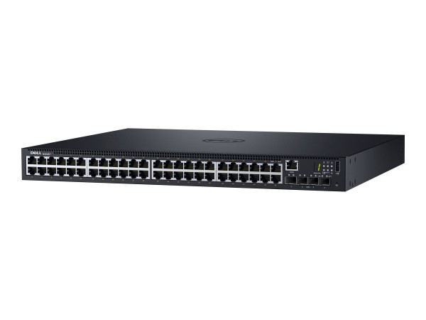 Dell Networking N1548P - Switch - L2+ - managed - 48 x 10/100/1000 + 4 x 10 Gigabit SFP+ - Luftstrom