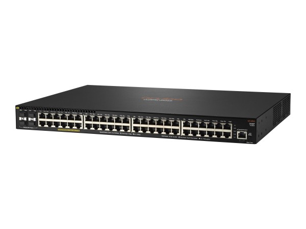 HPE Aruba 2930F 48G PoE+ 4SFP+ - Switch - L3 - managed - 48 x 10/100/1000 (PoE+) + 4 x 1 Gigabit/10
