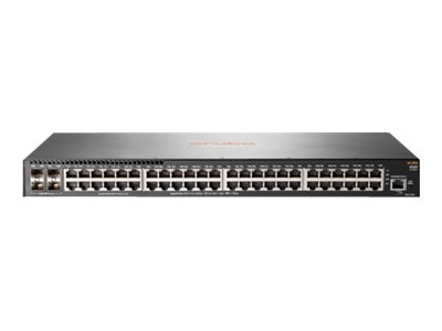 HPE Aruba 2930F 48G 4SFP - Switch - L3 - managed - 48 x 10/100/1000 + 4 x Gigabit SFP - Seite-zu-Sei