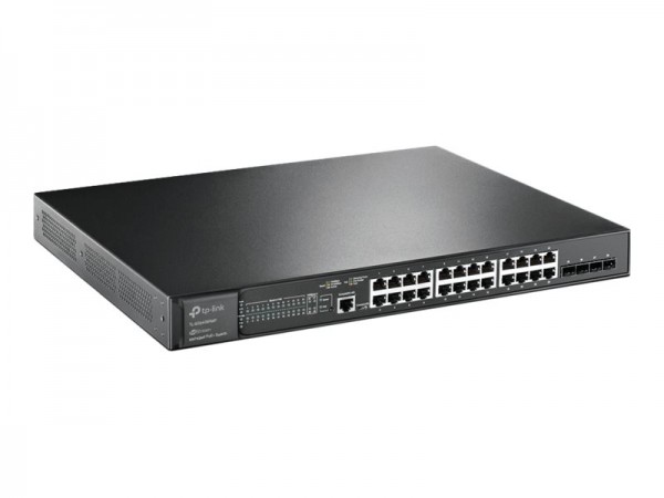 TP-Link JetStream TL-SG3428XMP - V1 - Switch - managed - 24 x 10/100/1000 (PoE+) + 4 x 10 Gigabit SF
