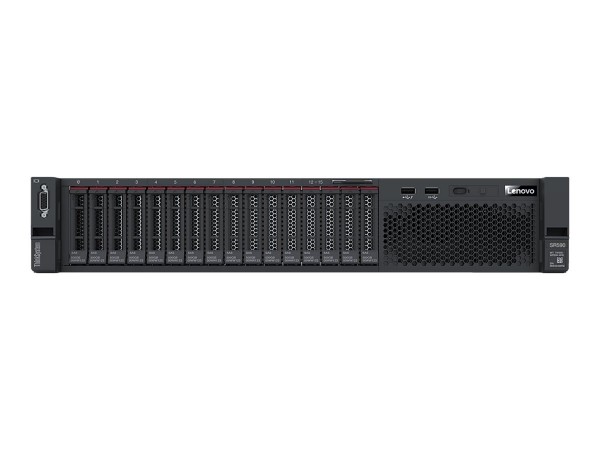 Lenovo ThinkSystem SR590 7X99 - Server - Rack-Montage - 2U - zweiweg - 1 x Xeon Silver 4210R / 2.4 G