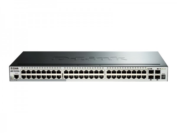 D-Link SmartPro DGS-1510-52X - Switch - L3 - managed - 48 x 10/100/1000 + 4 x 10 Gigabit SFP+ - Desk