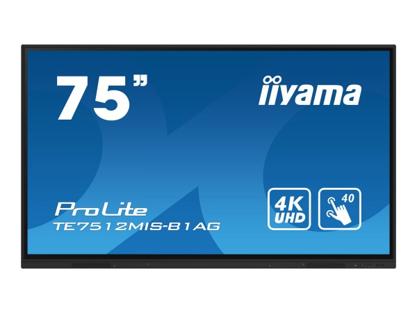 iiyama ProLite TE7512MIS-B1AG - 190 cm (75") Diagonalklasse (189.3 cm (74.5") sichtbar) LCD-Display