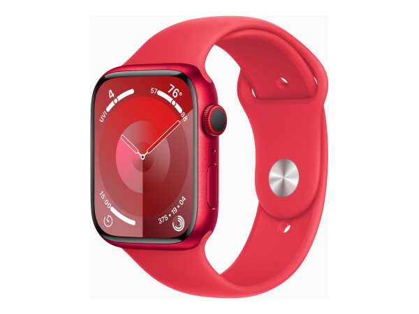 Apple Watch Series 9 (GPS + Cellular) - (PRODUCT) RED - 45 mm - Red Aluminium - intelligente Uhr mit