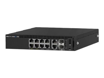 Dell Networking N1108EP-ON - Switch - managed - 8 x 10/100/1000 (PoE+) + 2 x Gigabit SFP + 2 x 10/10