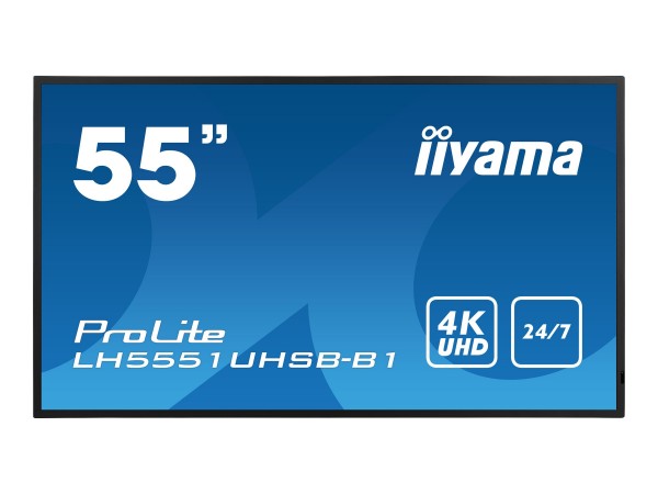 iiyama ProLite LH5551UHSB-B1 - 140 cm (55") Diagonalklasse (138.68 cm (54.6") sichtbar) LCD-Display