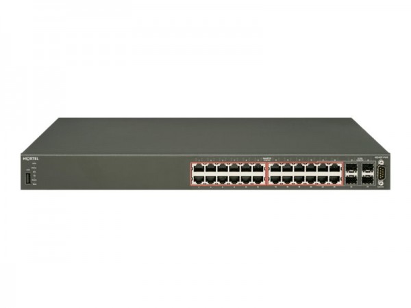 Avaya Ethernet Routing Switch 4524GT-PWR - Switch - managed - 24 x 10/100/1000 (PoE) + 4 x Shared SF