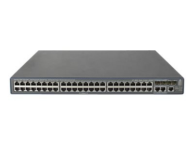 HPE 3600-48-PoE+ v2 SI - Switch - L3 - managed - 48 x 10/100 (PoE+) + 4 x Gigabit SFP + 2 x Shared 1