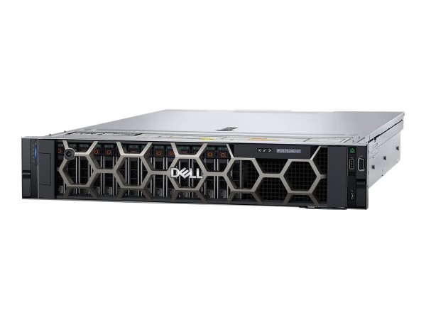 Dell PowerEdge R550 - Server - Rack-Montage - 2U - zweiweg - 1 x Xeon Silver 4310 / 2.1 GHz - RAM 16