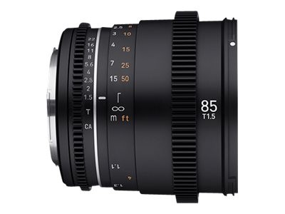Samyang - Teleobjektiv - 85 mm - T1.5 VDSLR MK2 - Nikon F