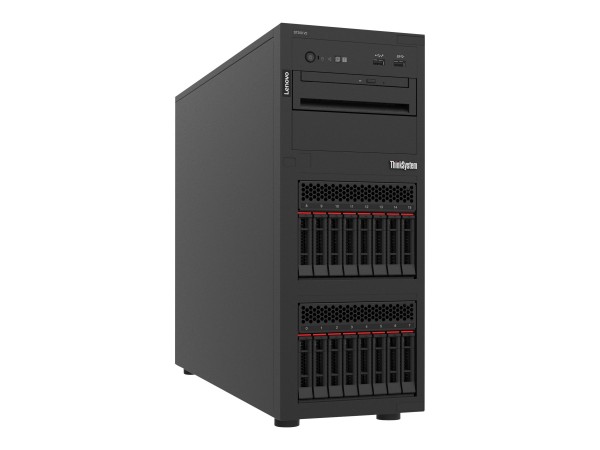 Lenovo ThinkSystem ST250 V2 7D8F - Server - Tower - 4U - 1-Weg - 1 x Xeon E-2356G / 3.2 GHz - RAM 32