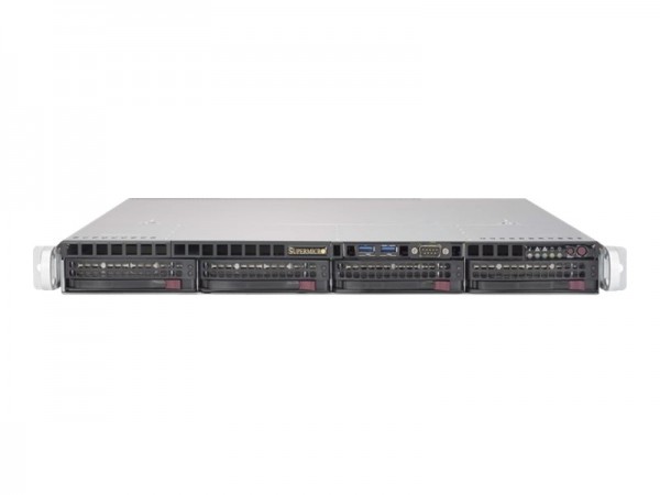 Supermicro SuperServer 5019S-MR-G1585L - Server - Rack-Montage - 1U - 1-Weg - 1 x Xeon E3-1585LV5 -