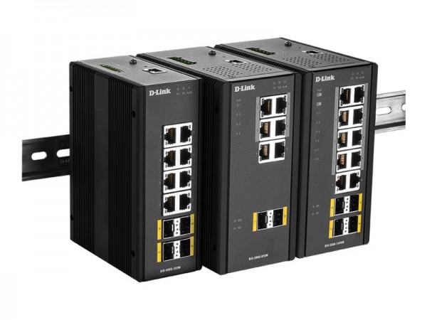 D-Link DIS 300G-8PSW - Switch - managed - 4 x 10/100/1000 (PoE+) + 2 x 10/100/1000 + 2 x 100/1000 SF