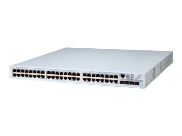 HPE 4500-48-PoE Switch - Switch - L3 - managed - 48 x 10/100 (PoE) + 2 x Kombi-Gigabit-SFP - an Rack