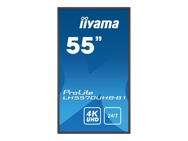 iiyama ProLite LH5570UHB-B1 - 140 cm (55") Diagonalklasse (138.8 cm (54.6") sichtbar) LCD-Display mi