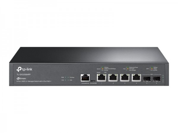 TP-Link JetStream TL-SX3206HPP V1 - Switch - L2+ - managed - Desktop, an Rack montierbar - PoE++ (20