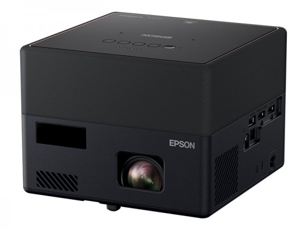 Epson EF-12 - 3-LCD-Projektor - tragbar - 1000 lm (weiß) - 1000 lm (Farbe) - 16:9 - Schwarz - Androi