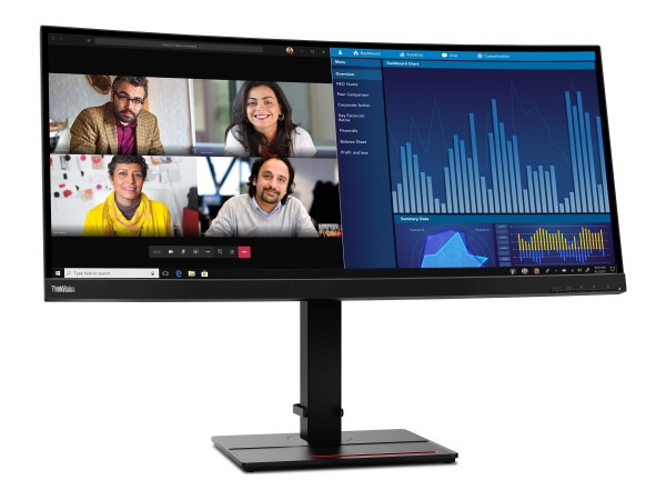 Lenovo ThinkVision P34w-20 - LED-Monitor - gebogen - 86.7 cm (34.14") 63F2RAT3EU